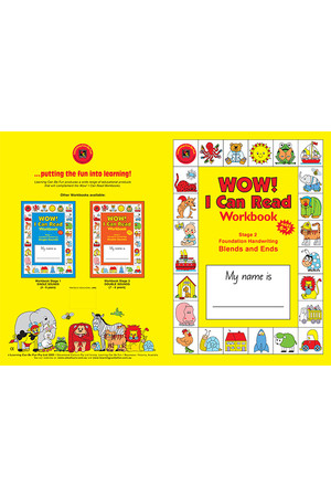 WOW! I Can Read Workbook Stage 2 - Blends & Ends: NSW Foundation Handwriting