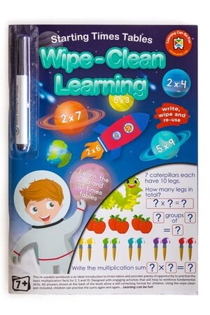 Wipe-Clean Learning - Starting Times Tables