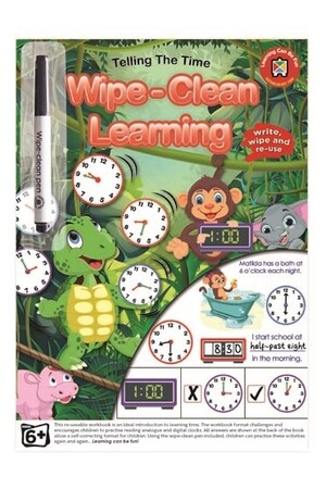Wipe-Clean Learning - Telling the Time