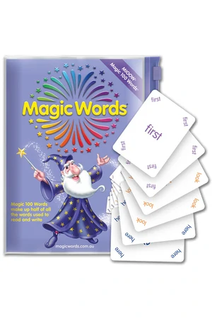 Magic 100 Words - Playing Cards (1-100)