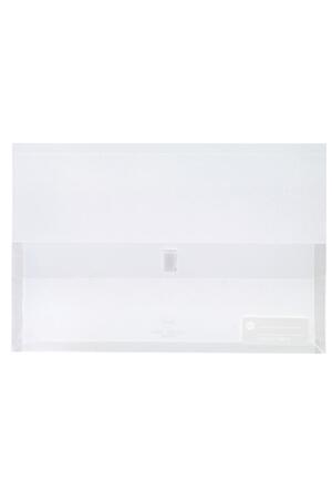 Marbig Document Wallet (Foolscap) - Polypick Translucent: Clear