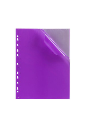 Marbig Display Book (A4) - Binder 10 Pocket Soft Touch: Purple