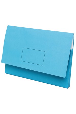 Marbig Document Wallet - Slimpick: Blue