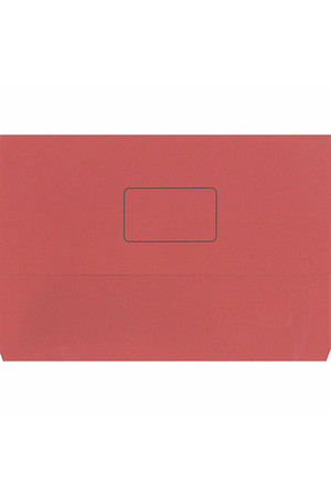 Marbig Document Wallet - Slimpick: Red