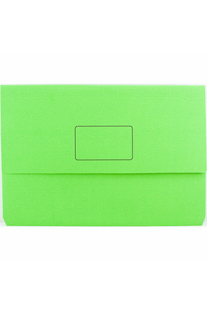 Marbig Document Wallet - Slimpick: Green