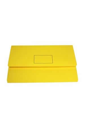 Marbig Document Wallet - Slimpick: Yellow