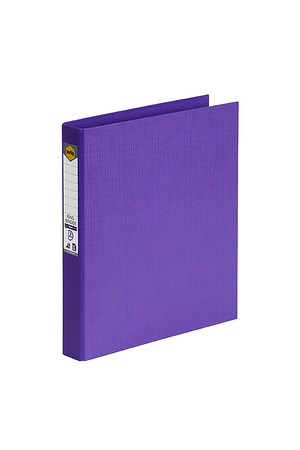 Marbig Binder (A4) - PE 2 D-Ring 25mm: Purple