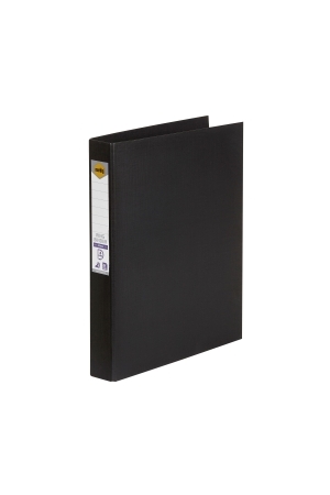 Marbig Binder A4 - PE 4 D-ring 25mm (Black)