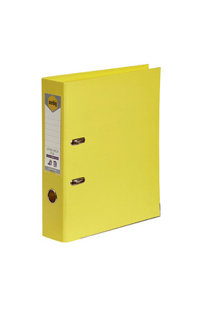 Marbig Lever Arch File A4 - PE: Lemon