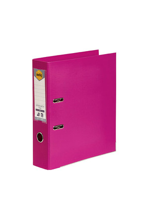 Marbig Lever Arch File A4 - PE: Pink