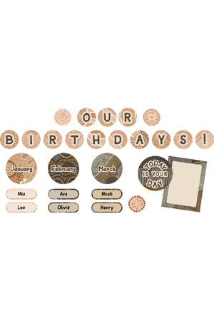 Country Connections - Birthday Mini Bulletin Board Set