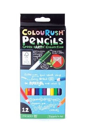 Pencils-Coloured Colourush (Pack of 12)