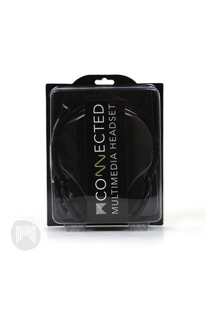 MConnected Headphones - Multimedia On Ear Headsets: Black