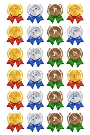 Sport Medals Reward Stickers