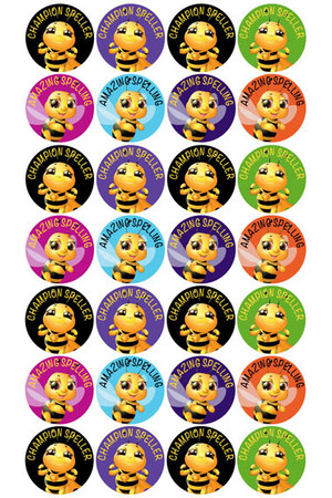 Champion Speller Reward Stickers