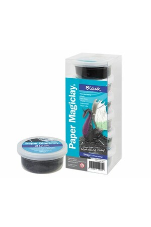 Paper Magiclay - 240g: Black (Pack of 6)