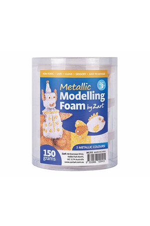 Modelling Foam - Metallic (Pack of 3)