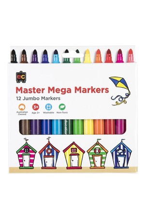 Master Mega Markers – Pack of 12