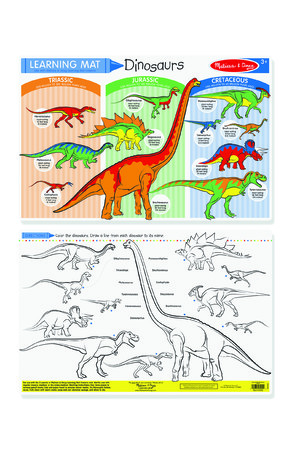 Colour-a-Mat - Dinosaurs