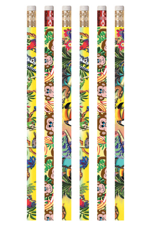 Tropical Rainforest Pencils - Pack of 10