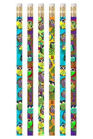 Owls & Frogs Pencils - Pack of 100