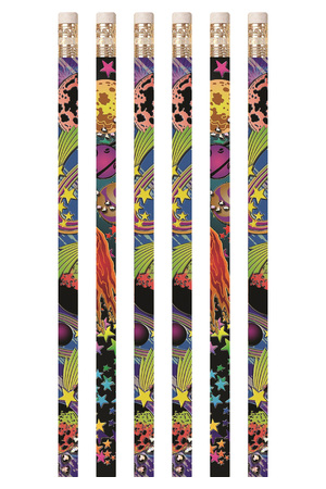 Space Sparkler Pencils - Pack of 10