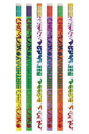 Happy Birthday Pencils - Pack of 10