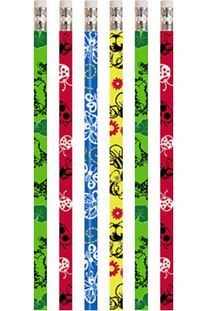 Butterflies, Bees, Frogs, Ladybirds Pencils - Pack of 10