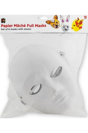 Paper Mache - Masks (Set of 6)