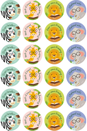 Reading - Merit Stickers (Pack of 96)