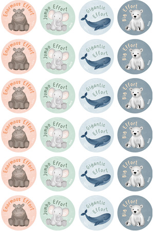 Great Effort - Merit Stickers (Pack of 96)