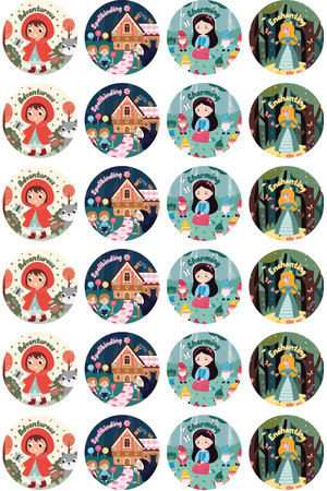 Fairytales - Merit Stickers (Pack of 96)