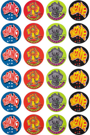 Amazing Australia Merit Stickers (Previous Design)