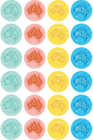 Amazing Australia - Merit Stickers (Pack of 96)