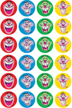 Ghastly Smiles Merit Stickers