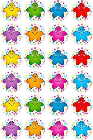 Stars Merit Stickers