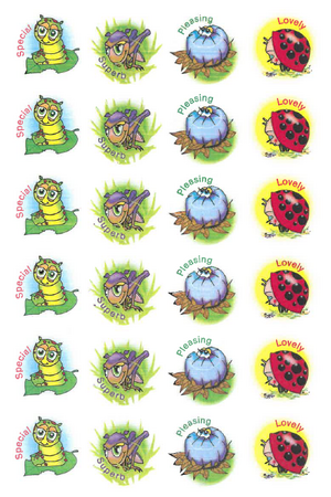 Garden Insects Merit Stickers (Previous Design)