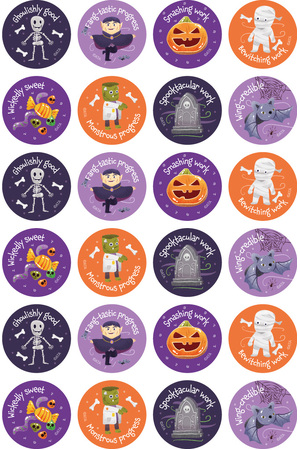 Spooky - Merit Stickers (Pack of 96)