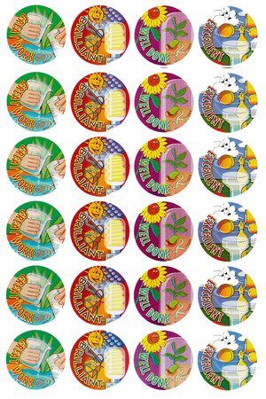 Science Merit Stickers (Previous Design)