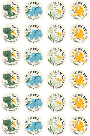 Dinosaurs - Merit Stickers (Pack of 96)