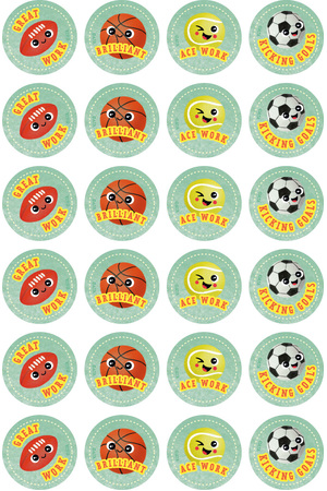 Sports Balls - Merit Stickers (Pack of 96)