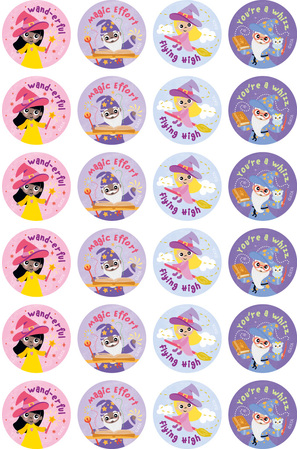 Witches & Wizards - Merit Stickers (Pack of 96)