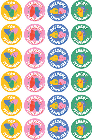 Teamwork - Merit Stickers (Pack of 96)