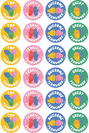 Teamwork - Merit Stickers (Pack of 96)