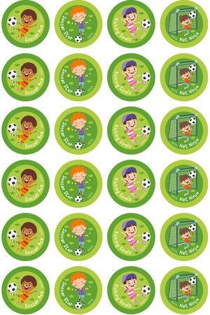 Soccer/Football - Extracurricular Stickers (Pack of 96)