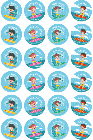 Surfing - Extracurricular Stickers (Pack of 96)