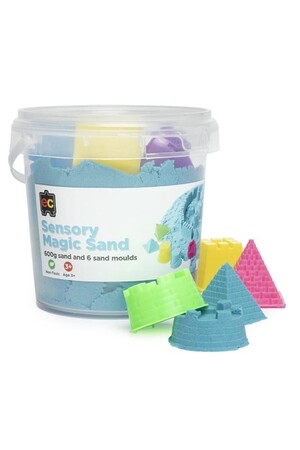 Sensory Magic Sand 600g - Blue (with moulds)