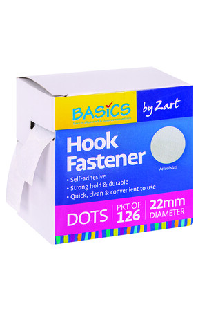 Hook Fastener (Dots Only) - Pack of 126