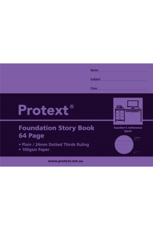 Protext Story Book 24mm Dotted Thirds (64PG) - 165x240mm