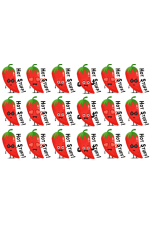 Hot Stuff Reward Stickers